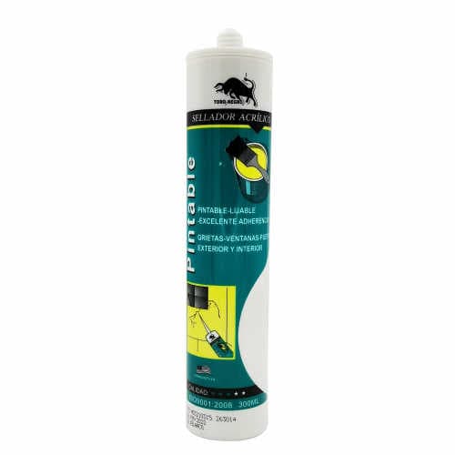Silicona pintable blanco tubo 280ml
